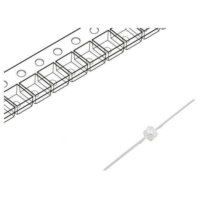 OPTOSUPPLY LED; yellow green; SMD; Gull