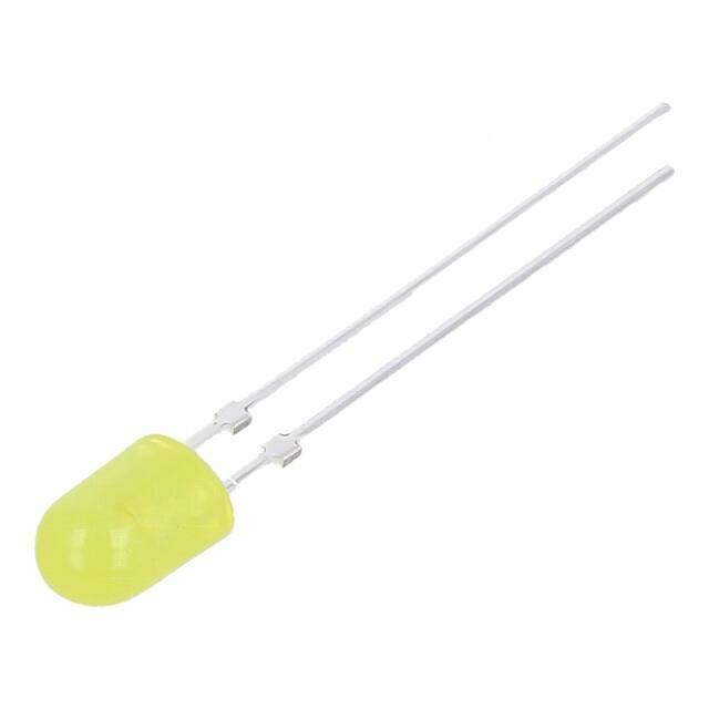 OPTOSUPPLY LED; yellow; oval; 5.1x4