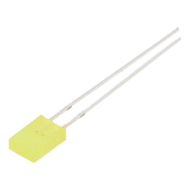 OPTOSUPPLY LED; yellow; rectangular; 2x5x7mm; bipolar