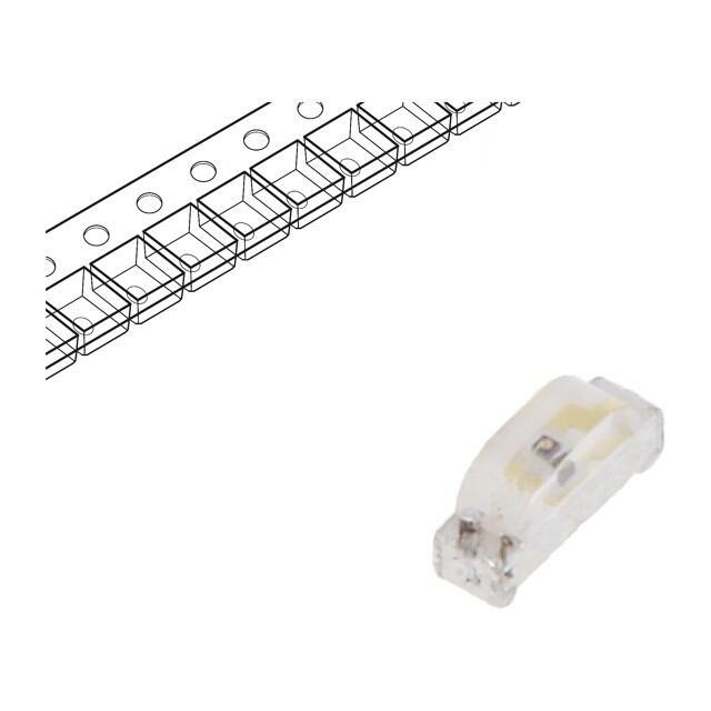 EVERLIGHT LED; yellow; SMD; 0804; 36÷57mcd