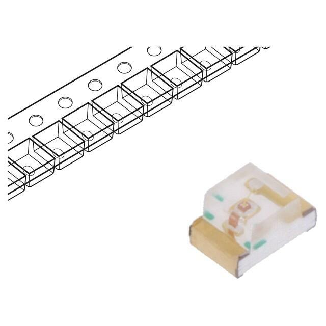 KINGBRIGHT ELECTRONIC LED; yellow; SMD; 0805