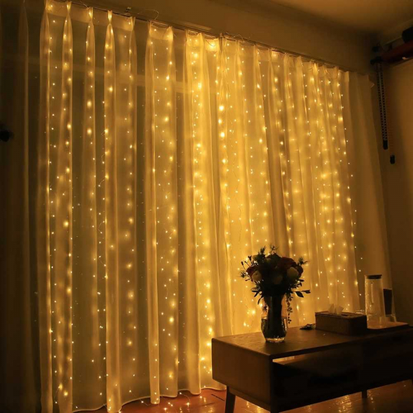 VISIONAL LED Ziemassvētku aizkari / INVISIBLE