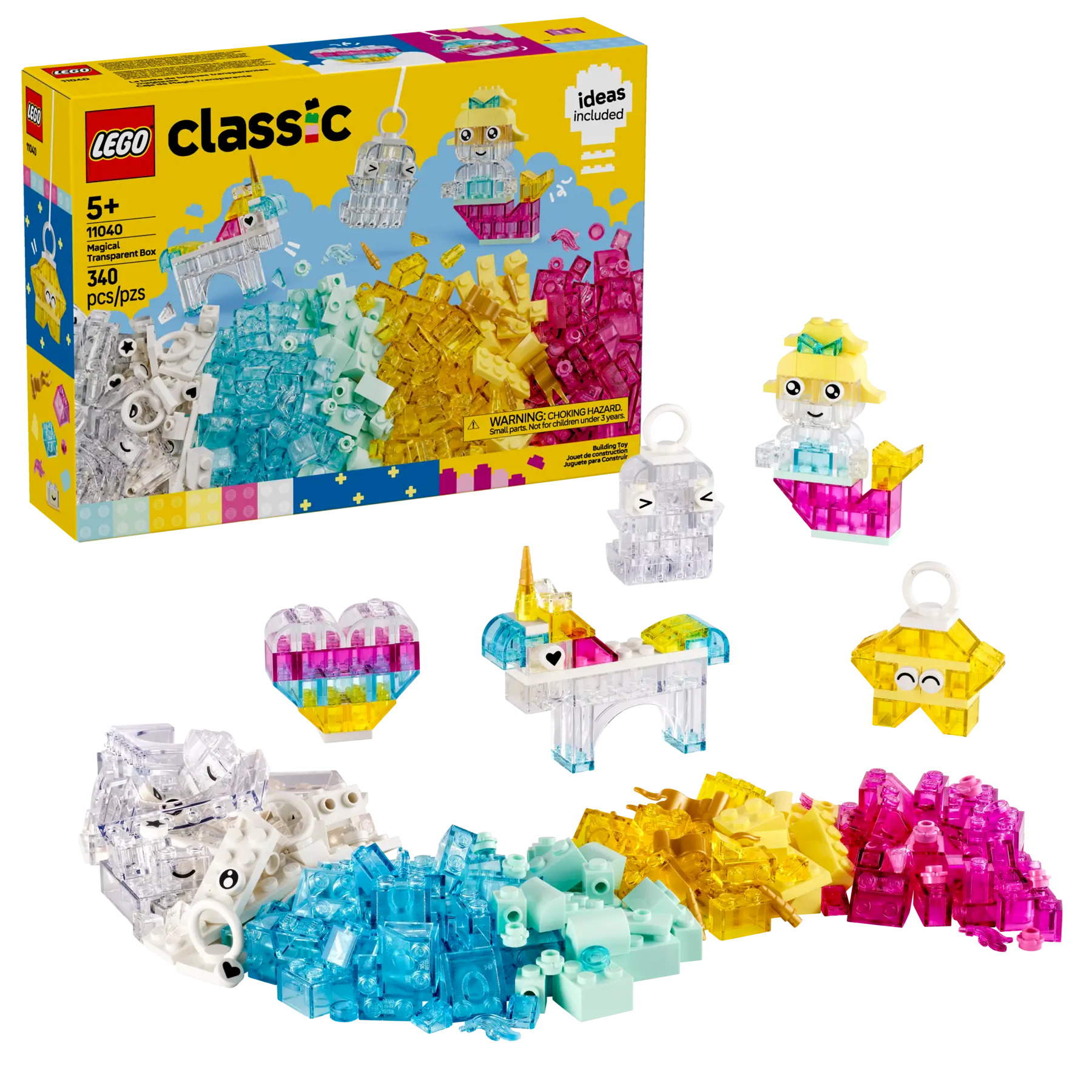 LEGO 11040 Classic Caurspīdīgie ķieģelīši Konstruktors