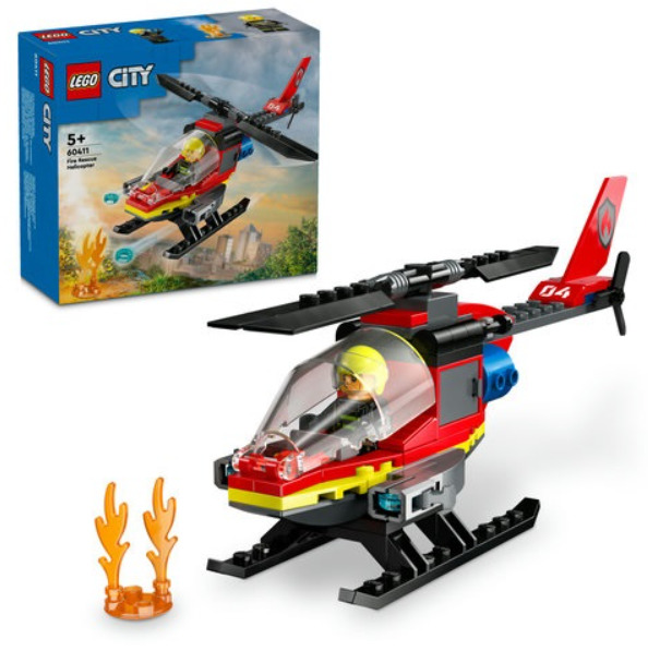 LEGO CITY 60411 FIRE RESCUE HELICOPTER
