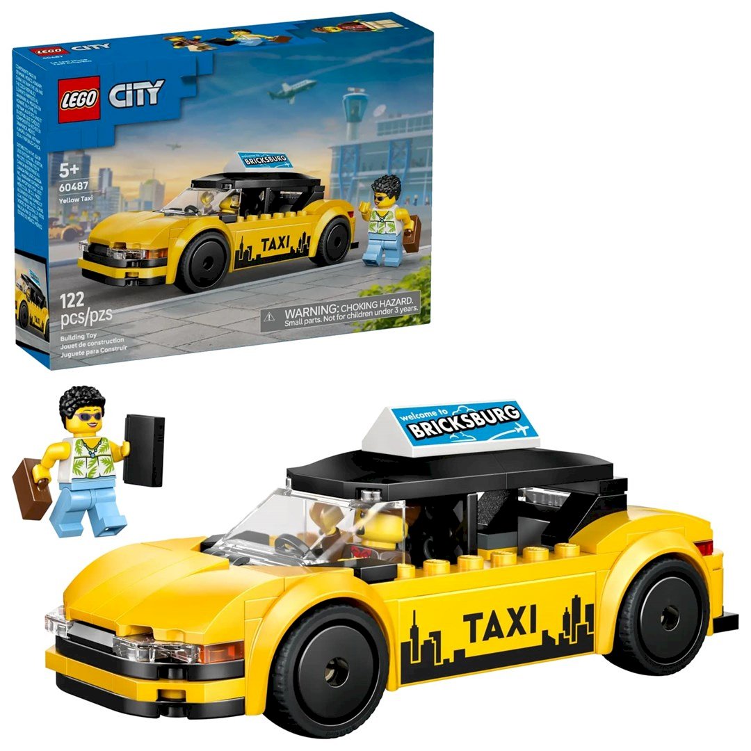 LEGO City 60487 Dzeltenais taksometrs |