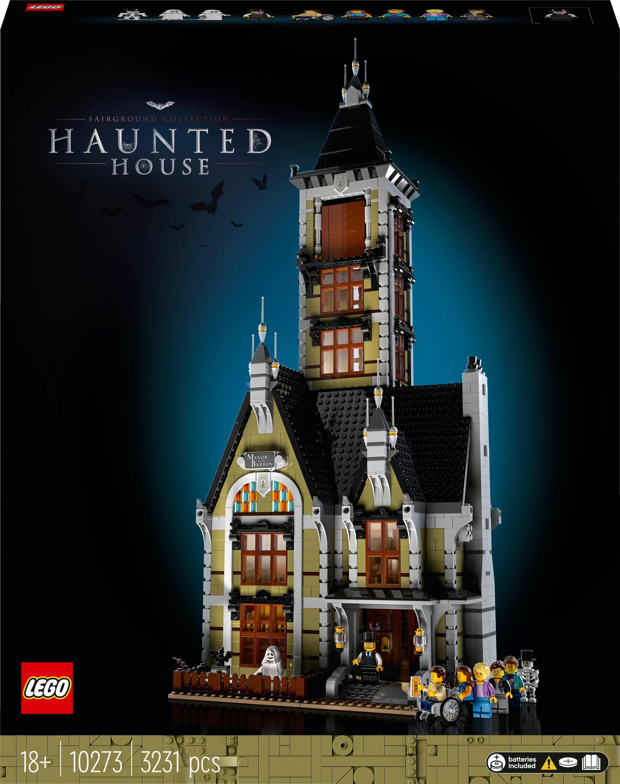 LEGO Creator Expert Spoku nams atrakciju