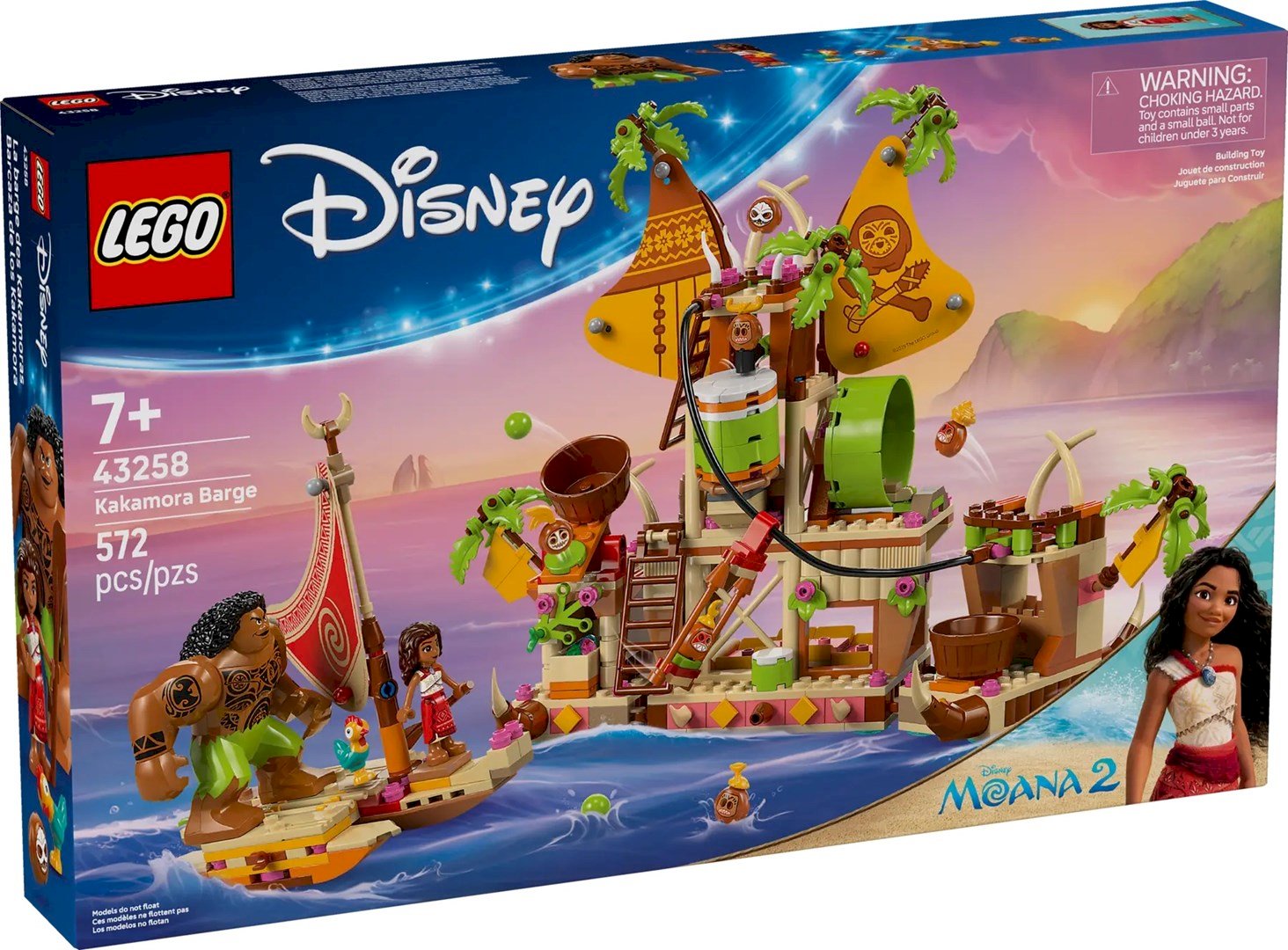 LEGO DISNEY 43258 Kakamora Barge |