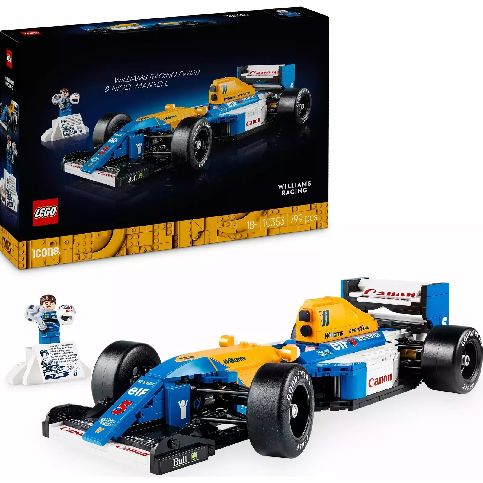 LEGO Icons 10353 Williams Racing FW14B