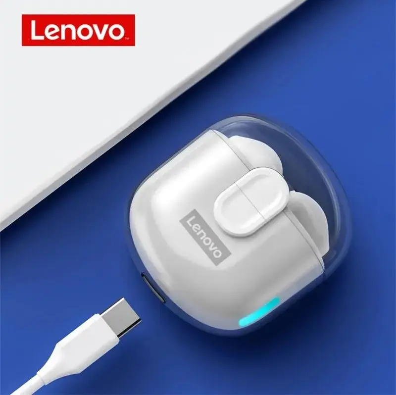 Lenovo LP12 TWS bezvadu austiņas baltas