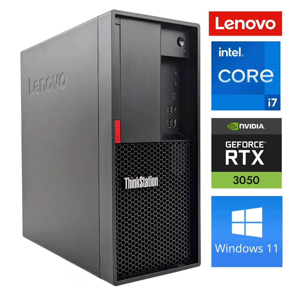 Lenovo P330 Tower i7-9700 8GB 256SSD