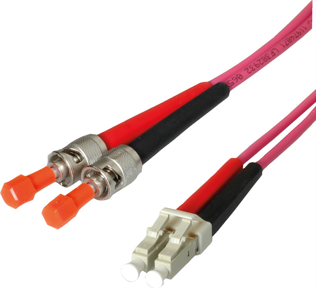 Leoni LWL-Kabel duplex 50/125µm OM4, Suhner