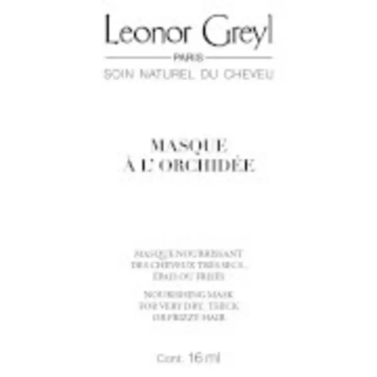 Leonor Greyl, A L`Orchidee, Hair Treatment