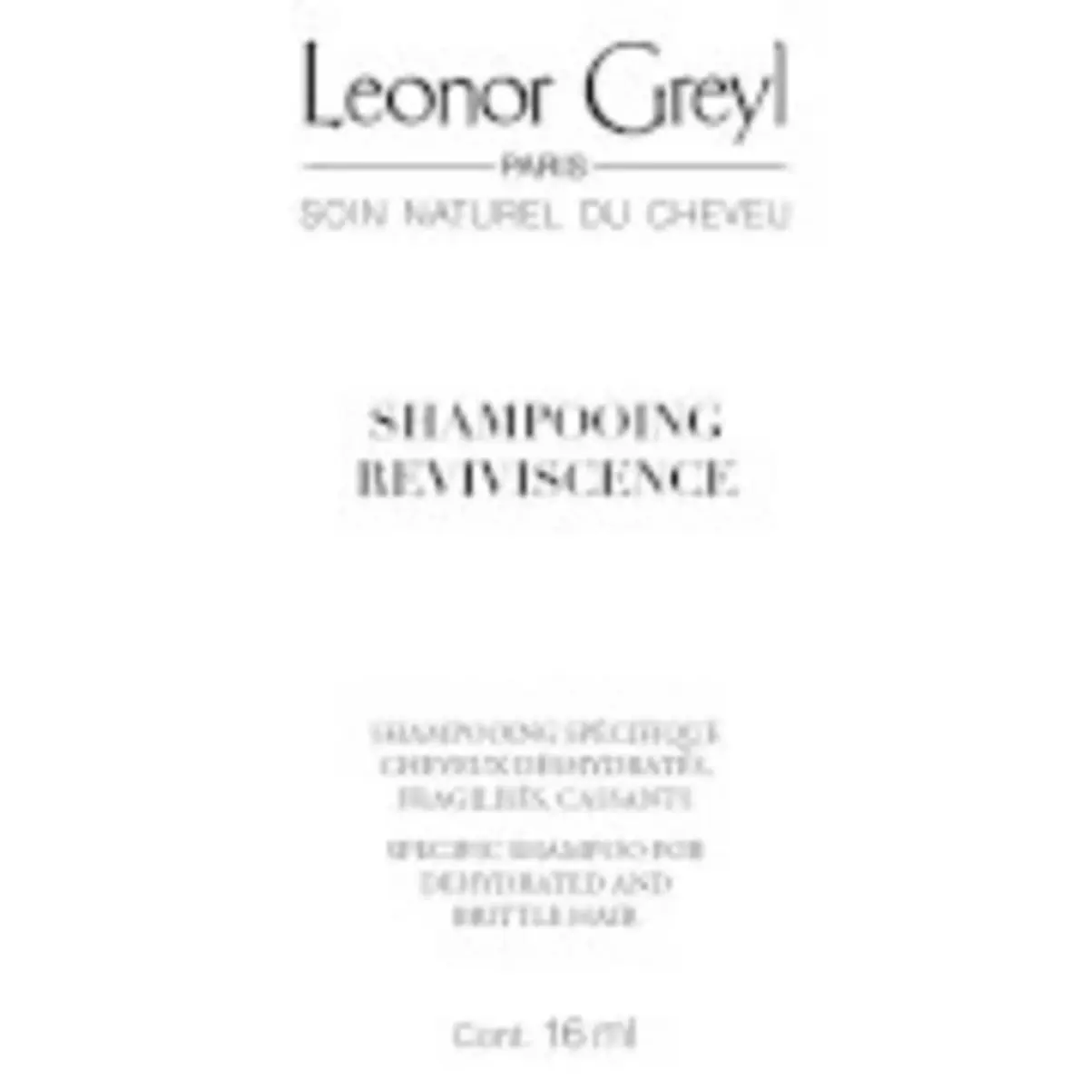 Leonor Greyl, Reviviscence, Hair Shampoo, For