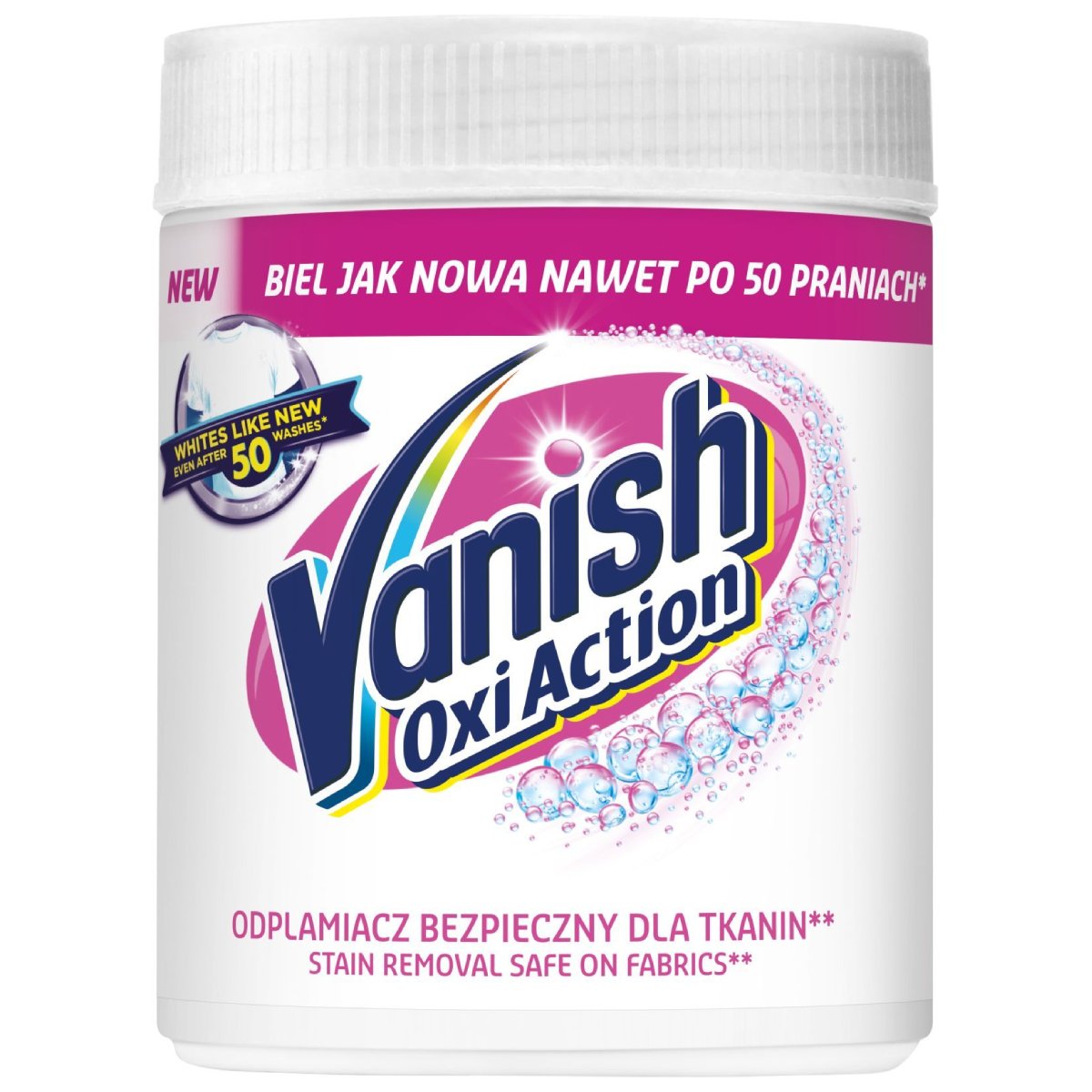 Līdzeklis traipu tīrīšanai Vanish Oxi Action