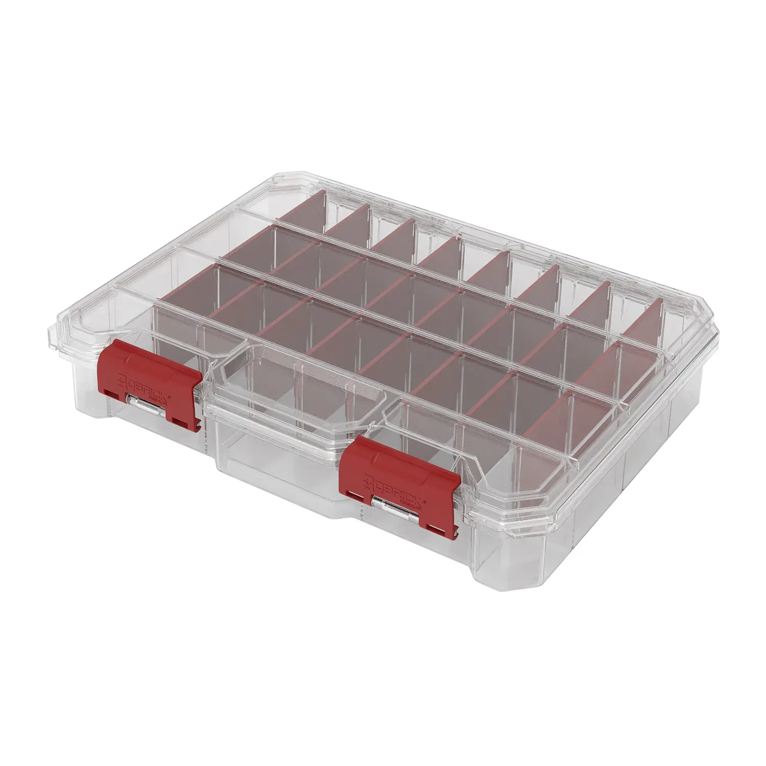 Liela izmēra instrumentu organizators, caurspīdīgs, QBRICK