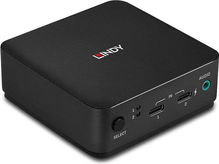 Lindy 2 Port Type C, DisplayPort