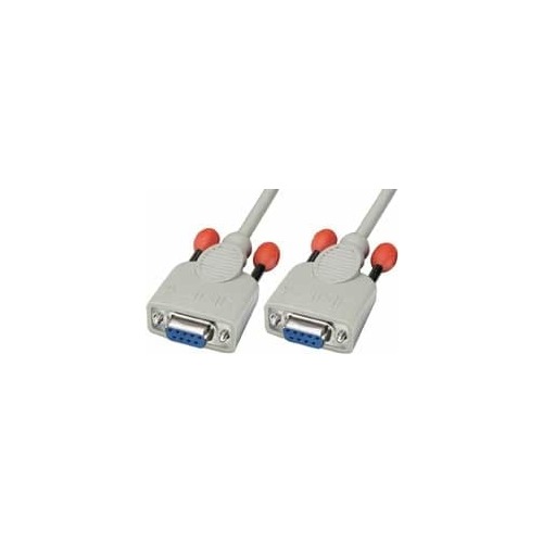 Lindy Null modem cable 9-pin coupling/coupling