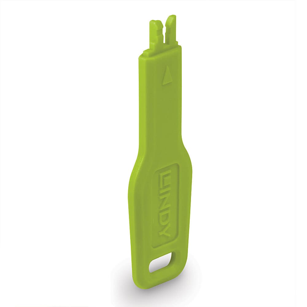 Lindy RJ45 Port Blocker Key, Green