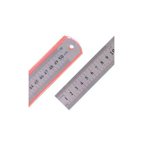 Lineāls 50cm, metāla 0.7mm CN