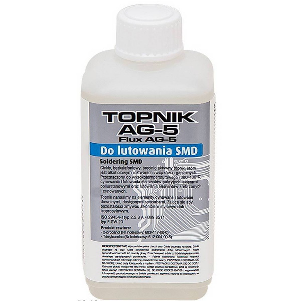 Lodēšanas šķīdums (SMD) AG-5 mīkstai lodēšanai