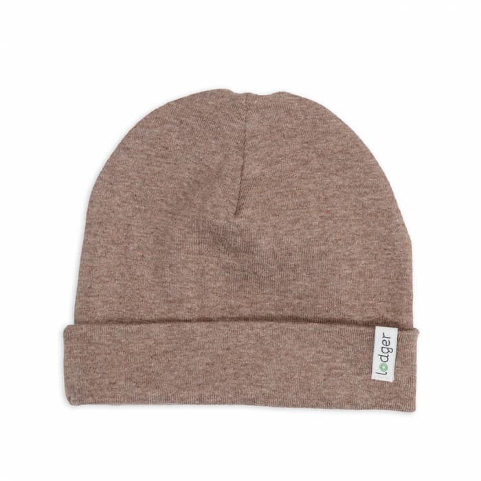 Lodger Beanie Melange bērnu cepurīte, Brūna