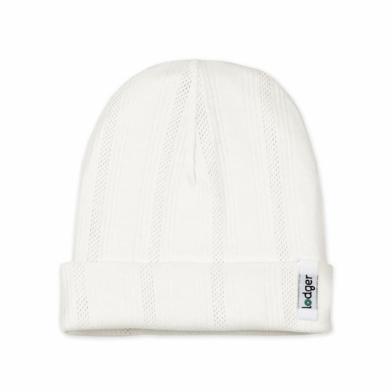 Lodger Beanie Pointelle bērnu cepurīte, Cream