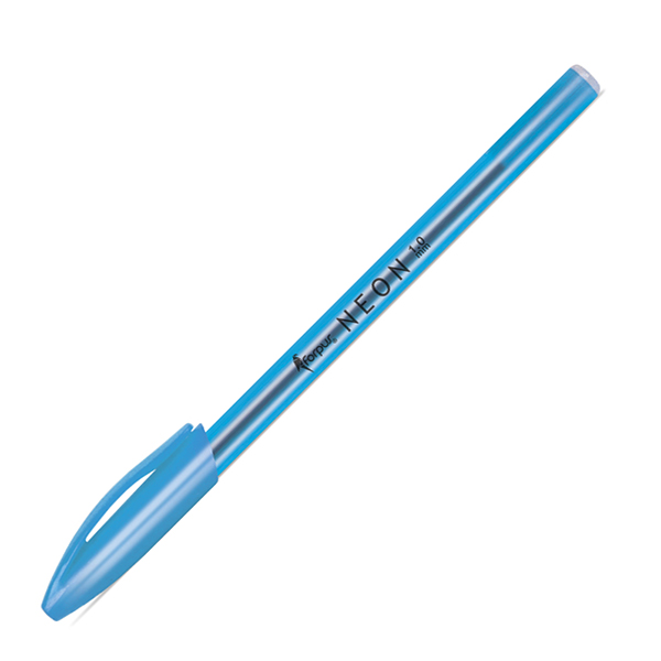 Lodīšu pildspalva NEON, zila, 1,0mm
