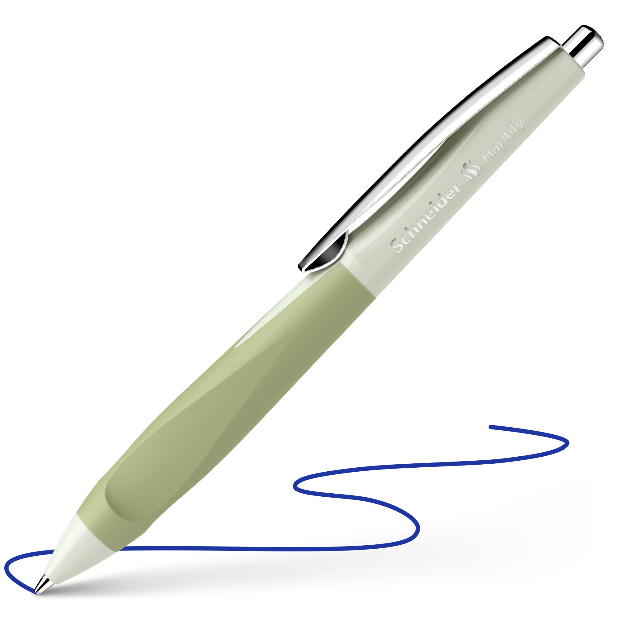 Lodīšu pildspalva SCHNEIDER Haptify grey-green-matcha, 775