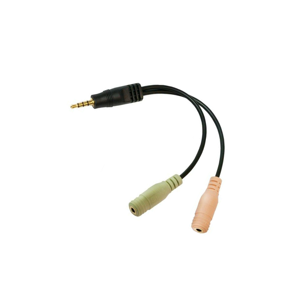 Logilink Audio jack adapter, 4-pin, 3
