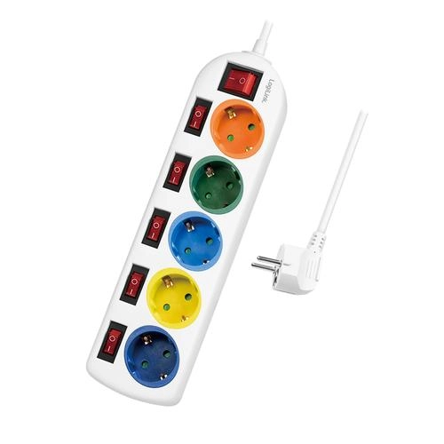Logilink power strip 5-way 5xCEE 7/3