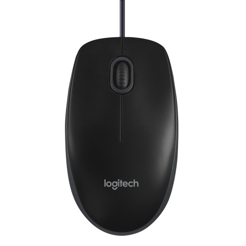 Logitech B100 Wired Mouse, USB Type-A