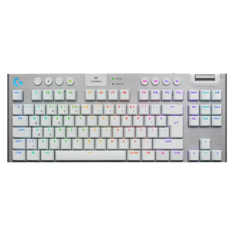 Klaviatūra Logitech G915X TKL White Tactile