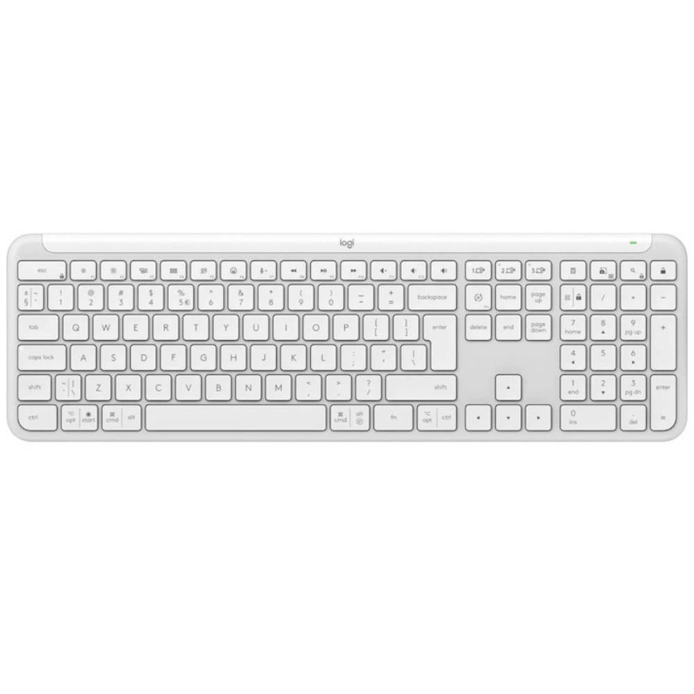 Klaviatūra Logitech K950 Signature Slim White