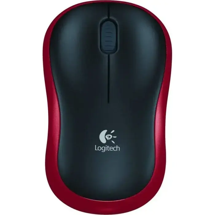 Bezvadu pele LOGITECH M185 (910-002240), sarkana