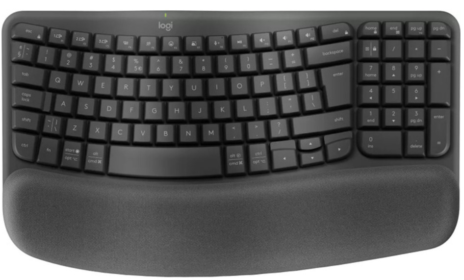 Logitech Wave Keys Bluetooth Tastatūra QWERTY