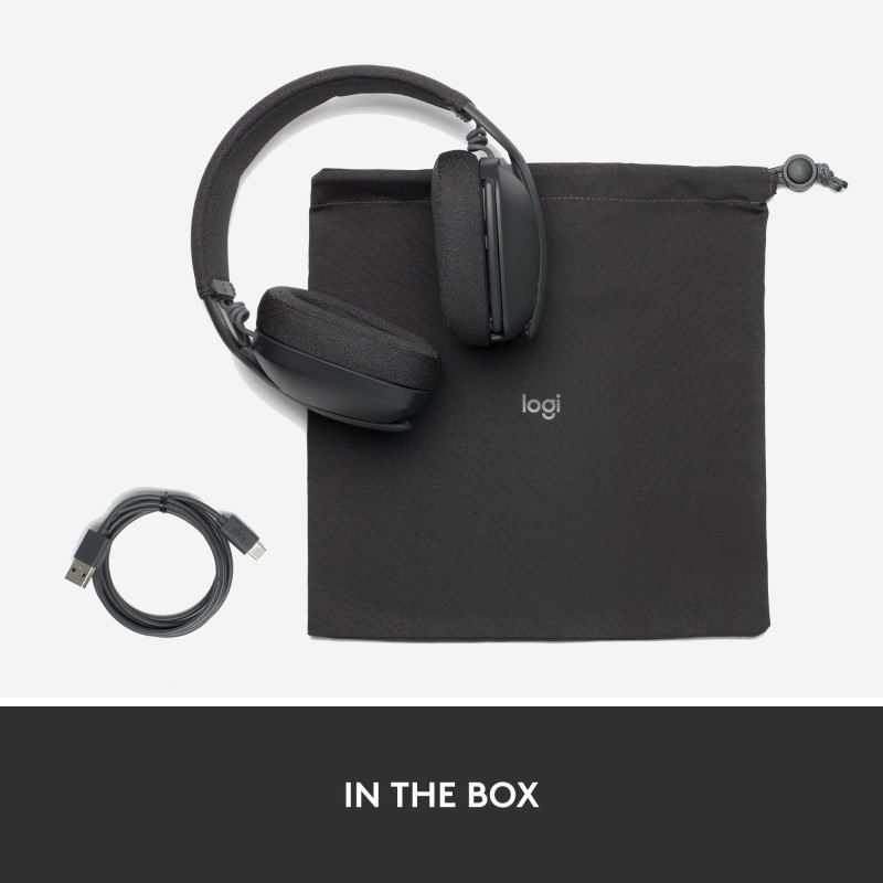 Logitech Zone Vibe 100 Headset Grafitowy