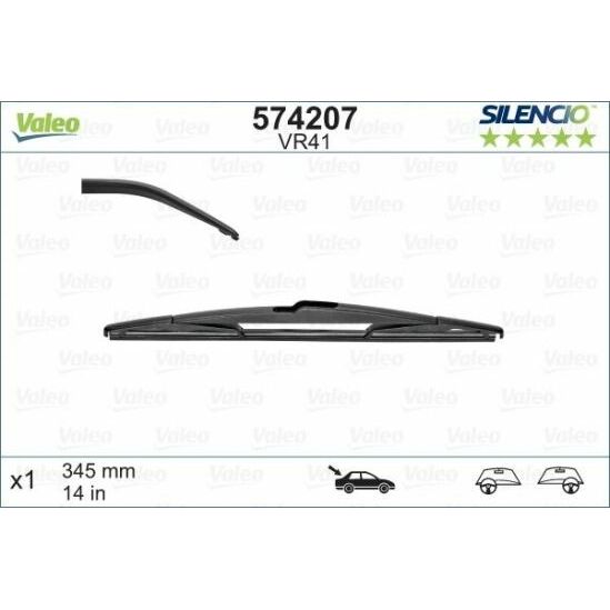Logu slotiņa S574207 Valeo Silencio HYUNDAI