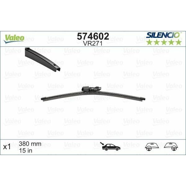 Logu slotiņa S574602 Valeo Silencio SEAT