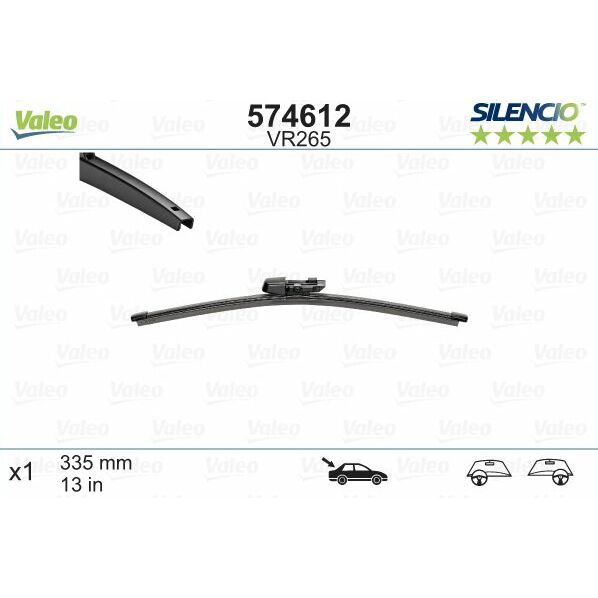 Logu slotiņa S574612 Valeo Silencio SEAT