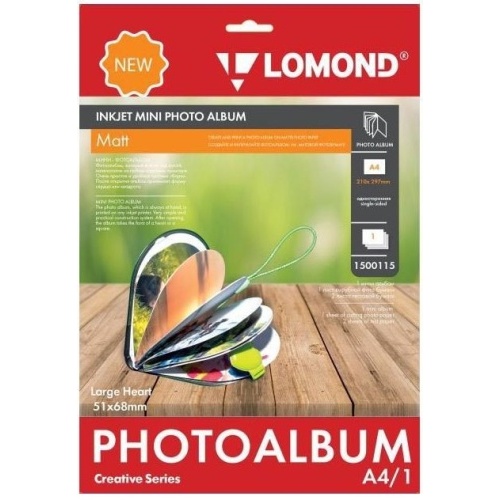 Lomond Inkjet Mini Album Large Heart
