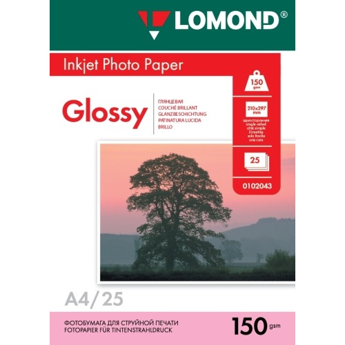 Lomond Photo Inkjet Paper Glossy 150
