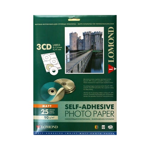 Lomond Self Adhesive Inkjet Photo Paper