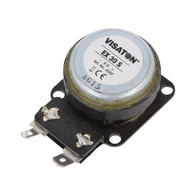 VISATON Loudspeaker; 10W; 8Ω; 30x30x19mm; Ø: