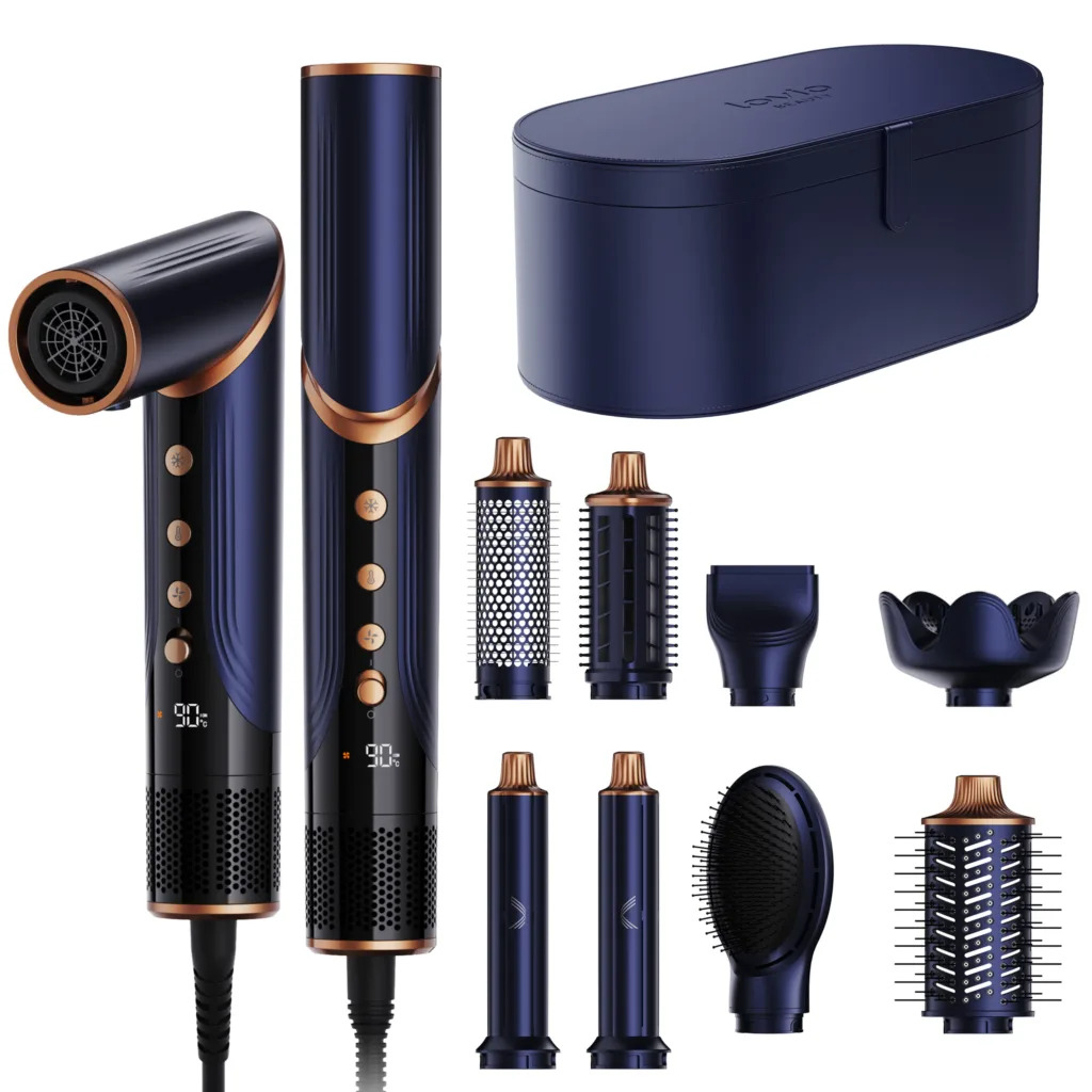 Lovio LVHS001BL BEAUTY 8-in-1 Multi-Styler Hair