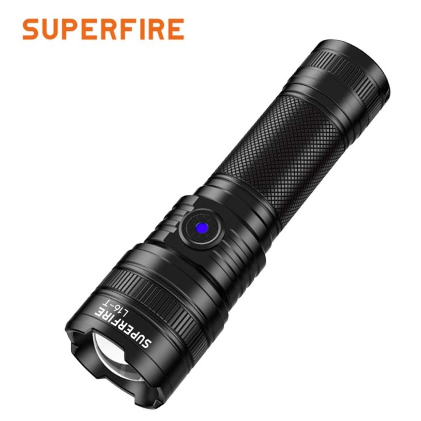 Lukturis L16-T, 890lm, ar fokusu, uzlādējams