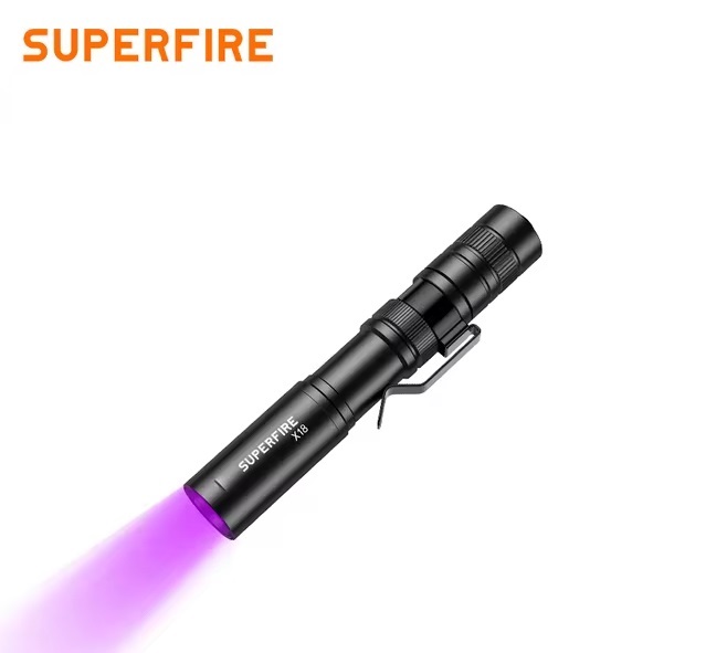 Lukturis X18-U, UV 395 nm, 2W