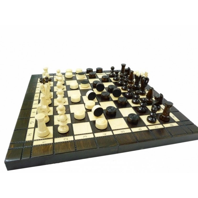 NEZINĀMS Madon chess +Checkers šahs un