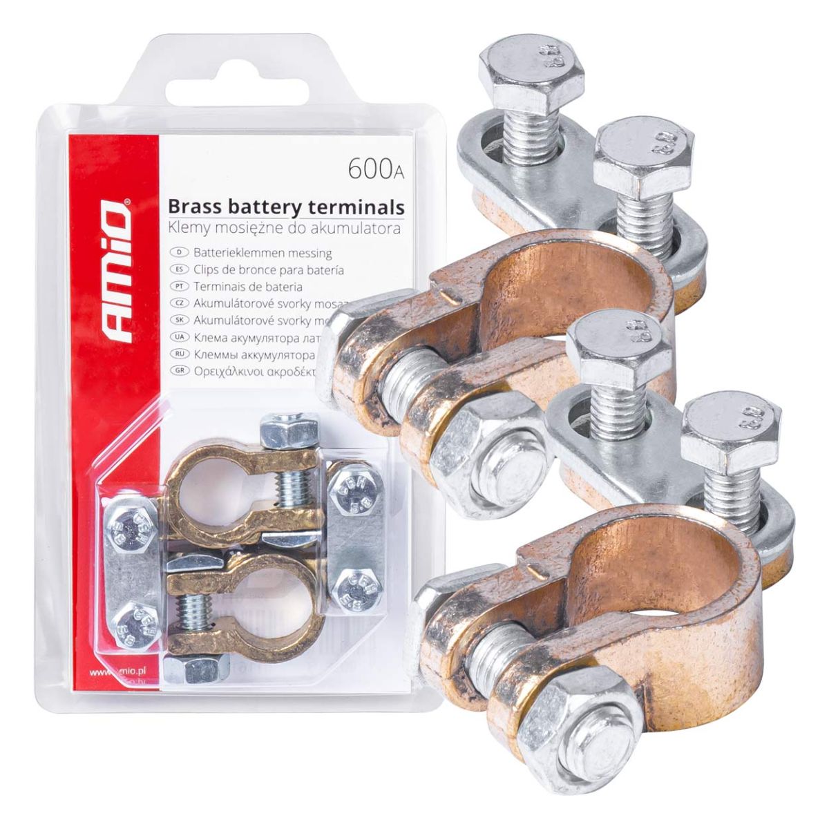 MAG-NATA Misiņa akumulatora spailes 600 AMP