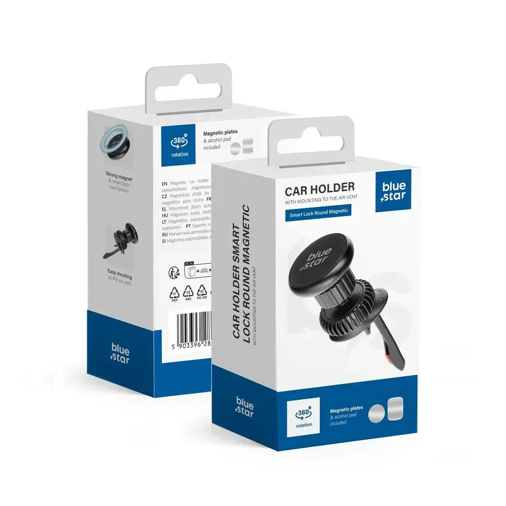 BLUESTAR Magnetic car phone holder Blue