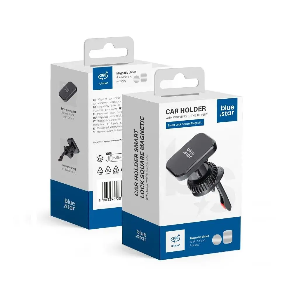 BLUESTAR Magnetic car phone holder Blue